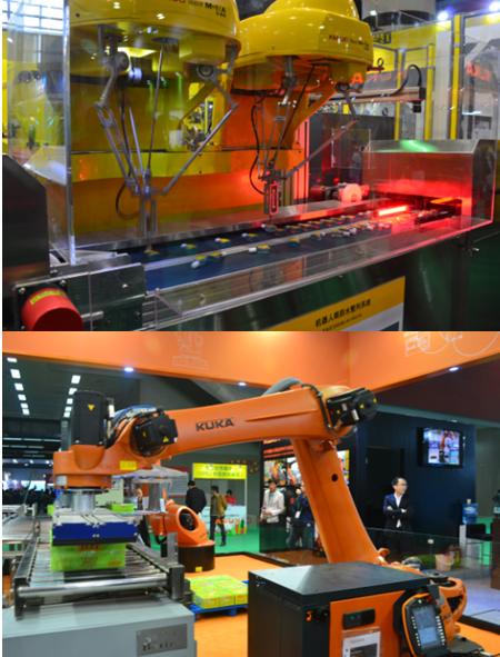 2015廣州國際工業(yè)自動化與包裝展——樓上樓下 比拼機(jī)器人與自動化